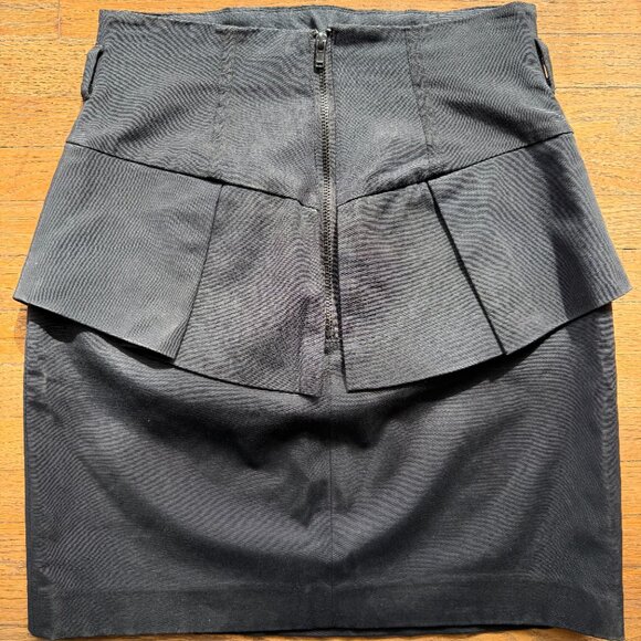 Bebe Mini Skirt Pleated Ruffle - Picture 4 of 4